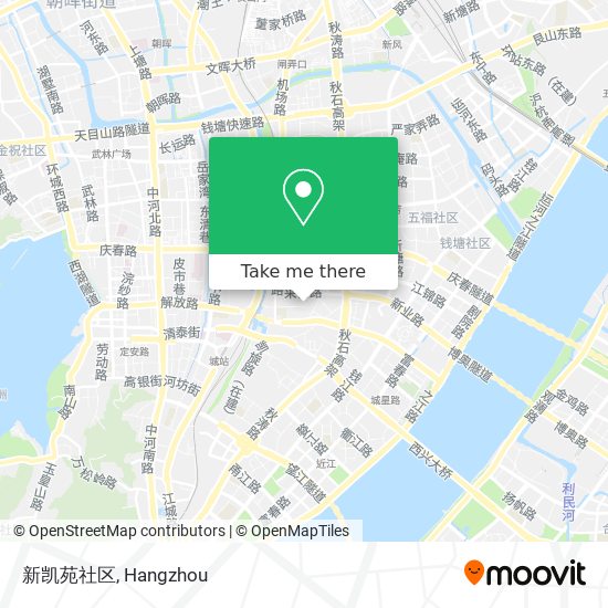 新凯苑社区 map