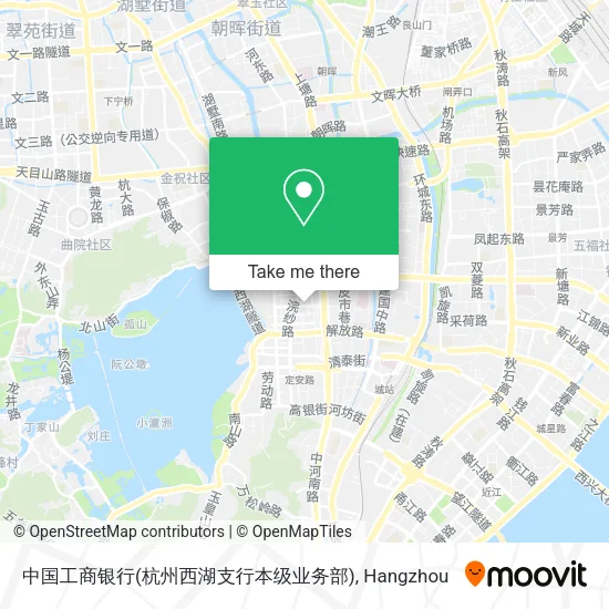 中国工商银行(杭州西湖支行本级业务部) map