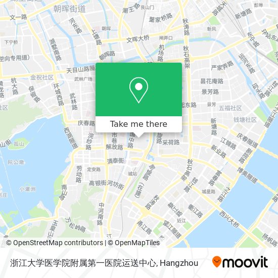 浙江大学医学院附属第一医院运送中心 map