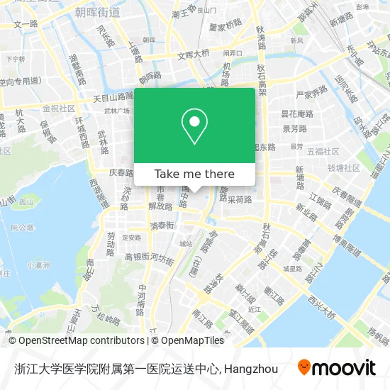浙江大学医学院附属第一医院运送中心 map