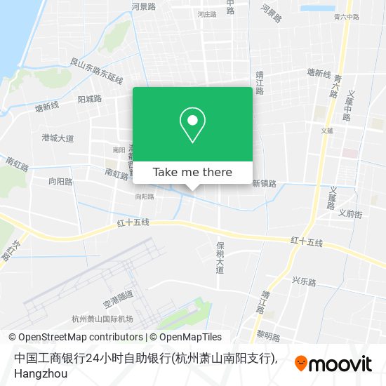 中国工商银行24小时自助银行(杭州萧山南阳支行) map