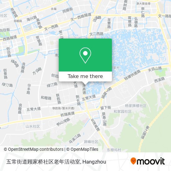 五常街道顾家桥社区老年活动室 map