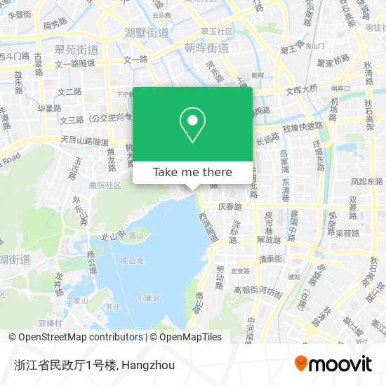 浙江省民政厅1号楼 map