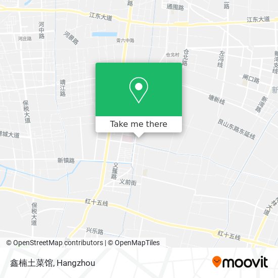 鑫楠土菜馆 map