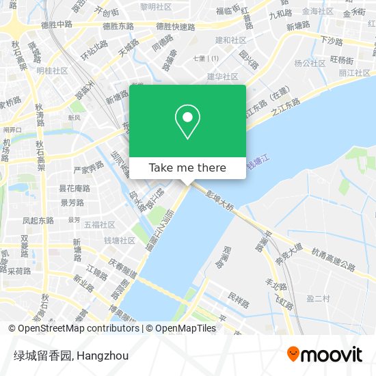 绿城留香园 map