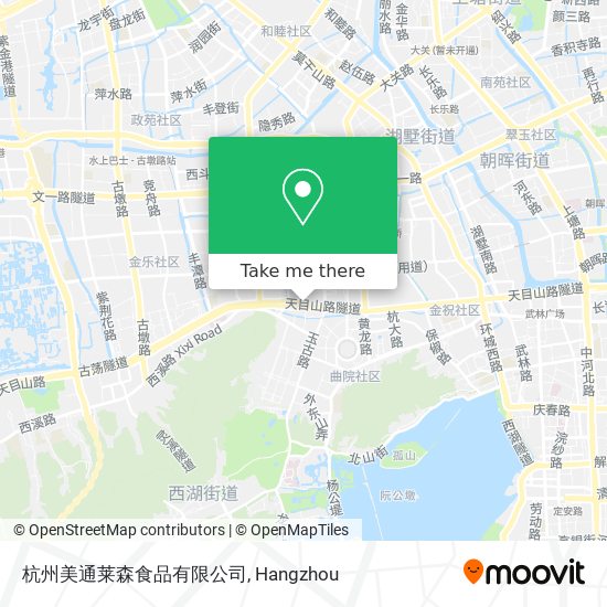 杭州美通莱森食品有限公司 map
