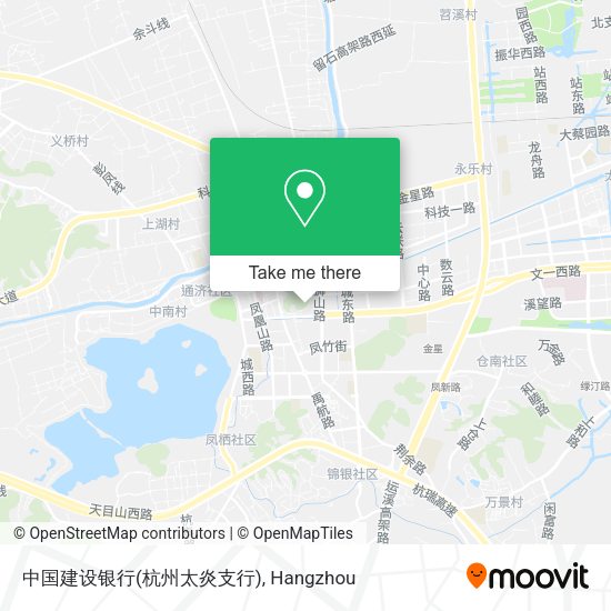中国建设银行(杭州太炎支行) map