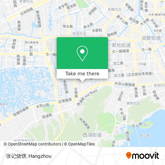 张记烧饼 map