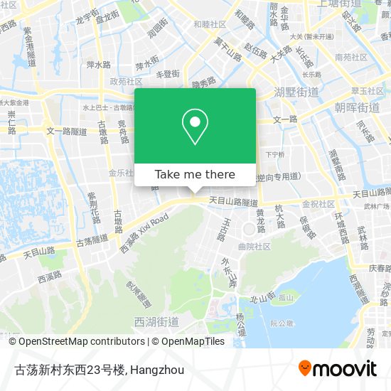 古荡新村东西23号楼 map