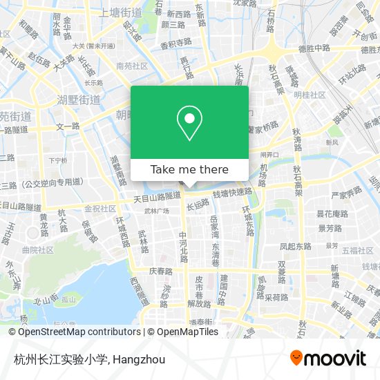 杭州长江实验小学 map