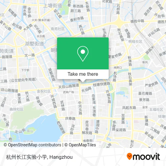 杭州长江实验小学 map