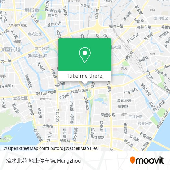 流水北苑-地上停车场 map
