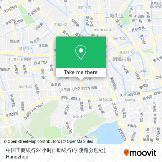 中国工商银行24小时自助银行(学院路分理处) map