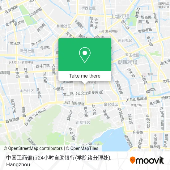 中国工商银行24小时自助银行(学院路分理处) map
