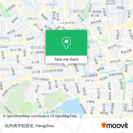 杭州商学院宿舍 map