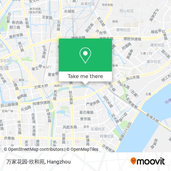 万家花园-欣和苑 map