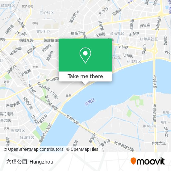 六堡公园 map