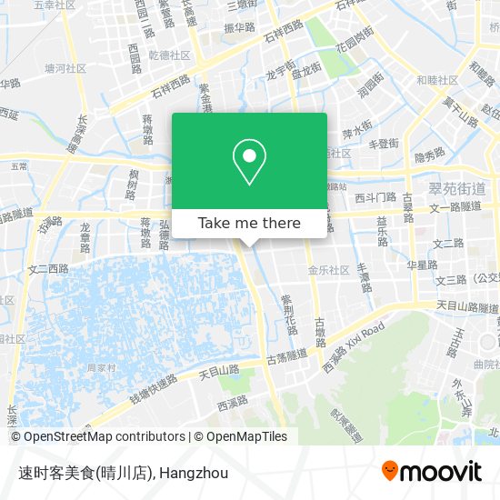 速时客美食(晴川店) map