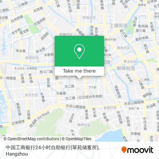 中国工商银行24小时自助银行(翠苑储蓄所) map