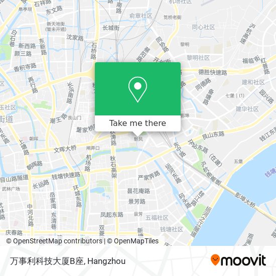 万事利科技大厦B座 map