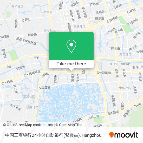 中国工商银行24小时自助银行(紫霞街) map