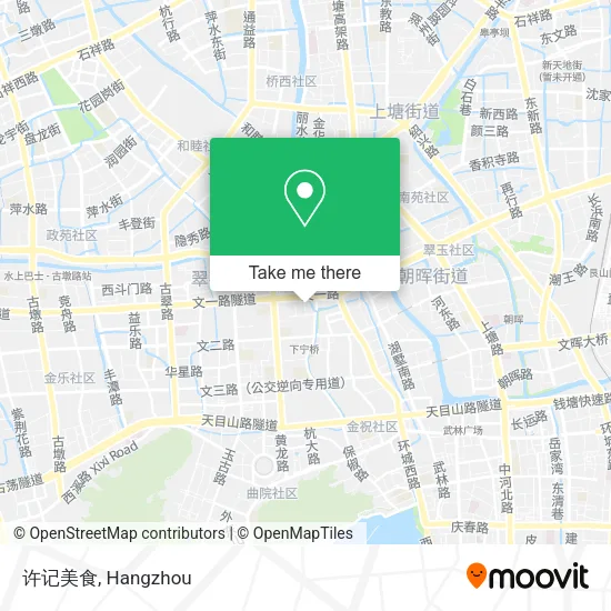 许记美食 map