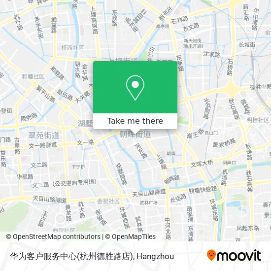 华为客户服务中心(杭州德胜路店) map