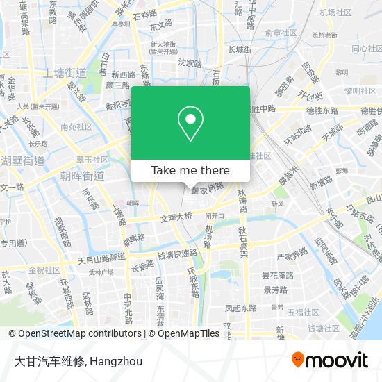 大甘汽车维修 map