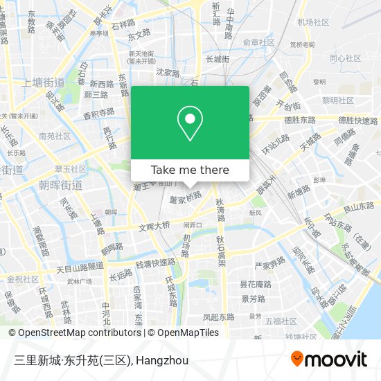 三里新城·东升苑(三区) map