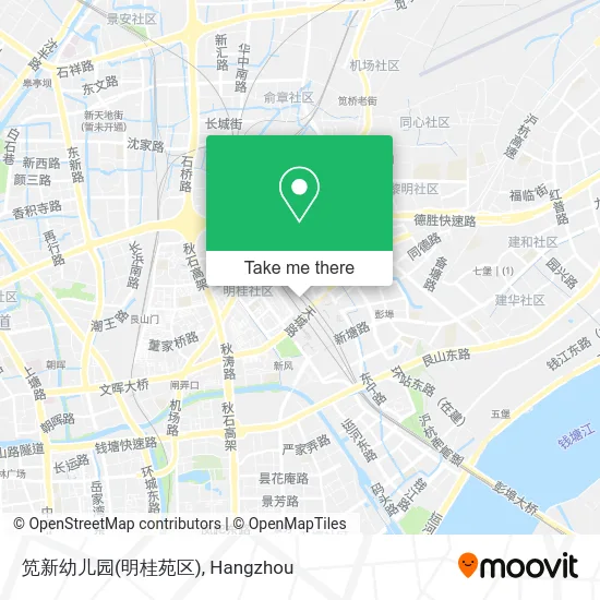 笕新幼儿园(明桂苑区) map