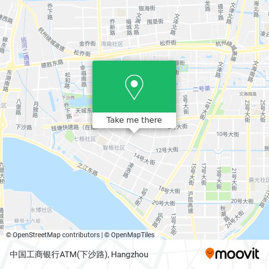 中国工商银行ATM(下沙路) map