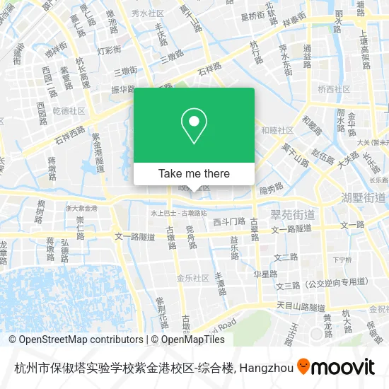 杭州市保俶塔实验学校紫金港校区-综合楼 map