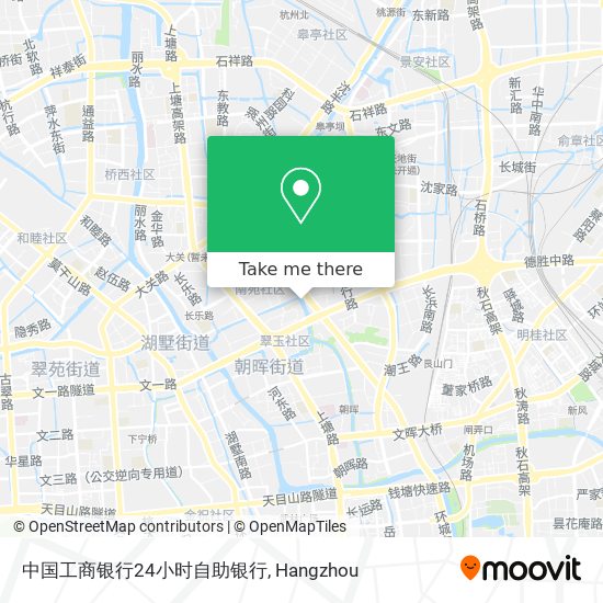 中国工商银行24小时自助银行 map