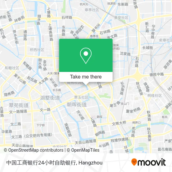 中国工商银行24小时自助银行 map