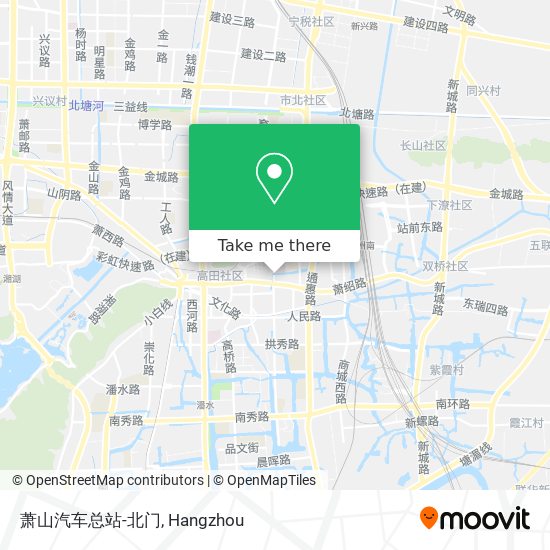 萧山汽车总站-北门 map