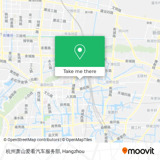 杭州萧山爱看汽车服务部 map