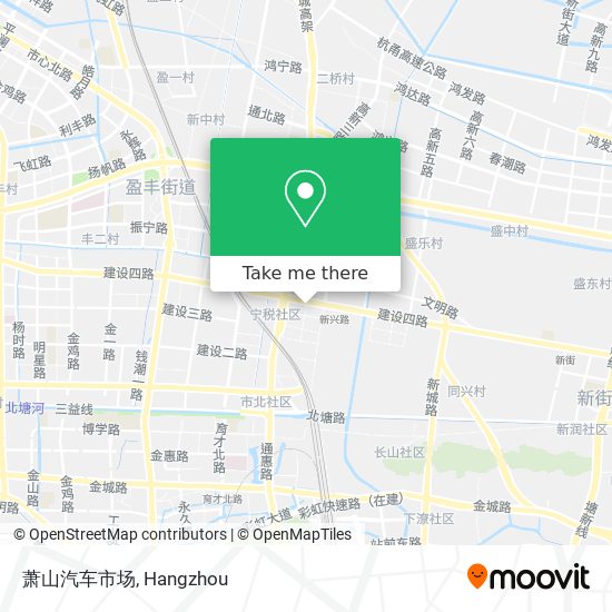 萧山汽车市场 map