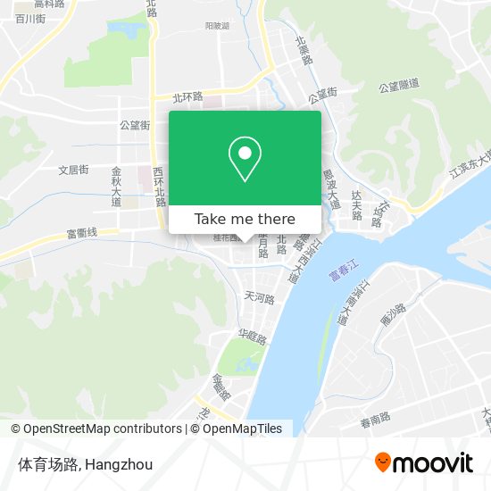 体育场路 map
