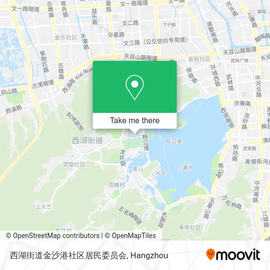 西湖街道金沙港社区居民委员会 map