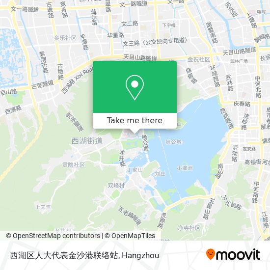 西湖区人大代表金沙港联络站 map