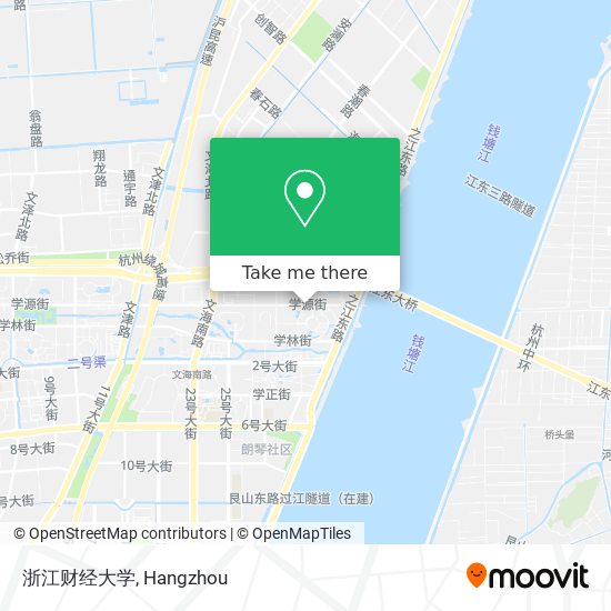 浙江财经大学 map