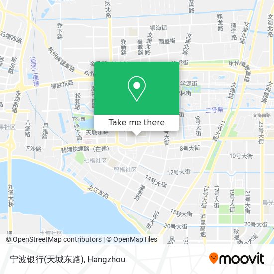 宁波银行(天城东路) map