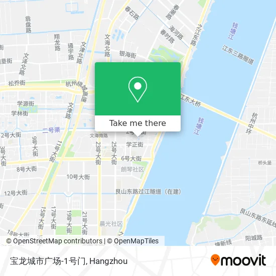 宝龙城市广场-1号门 map