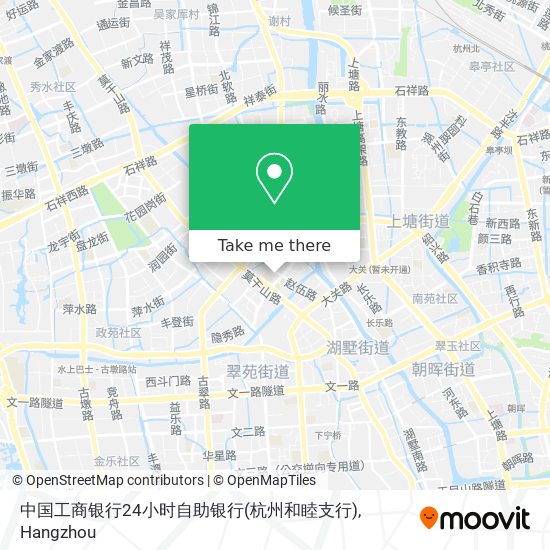中国工商银行24小时自助银行(杭州和睦支行) map