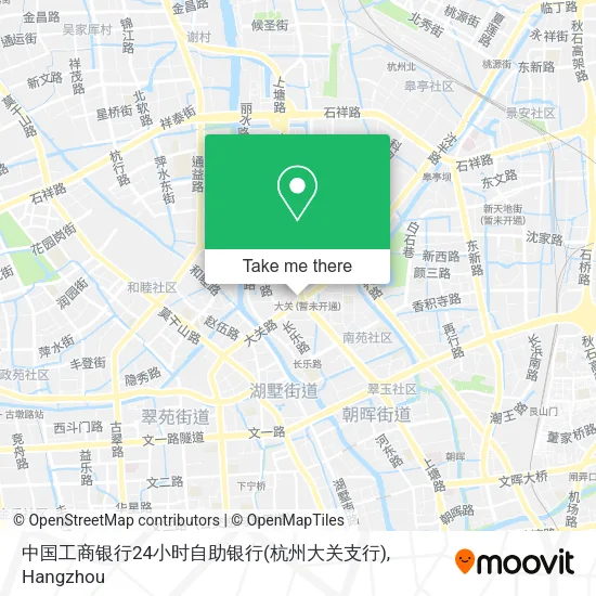 中国工商银行24小时自助银行(杭州大关支行) map