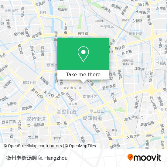 徽州老街汤圆店 map