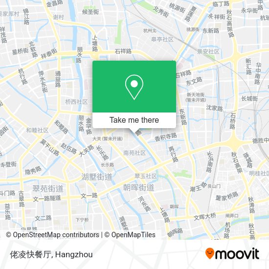 佬凌快餐厅 map
