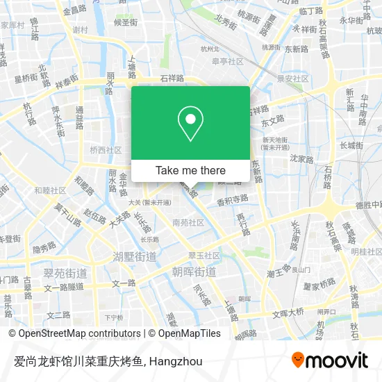 爱尚龙虾馆川菜重庆烤鱼 map