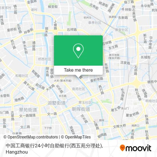 中国工商银行24小时自助银行(西五苑分理处) map