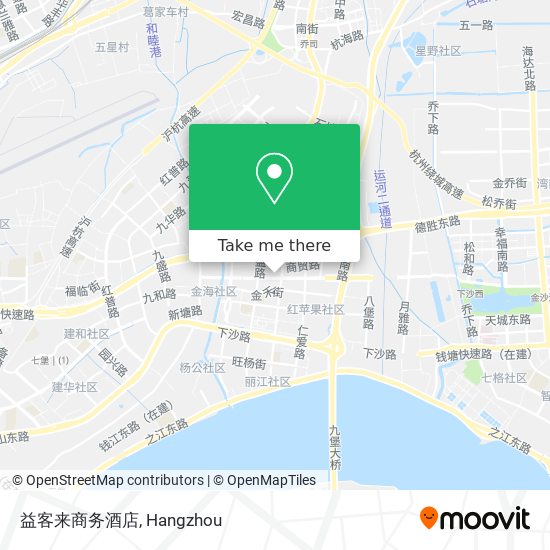 益客来商务酒店 map